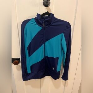SPYDER Full Zip Color block Light weight sweater Size Medium